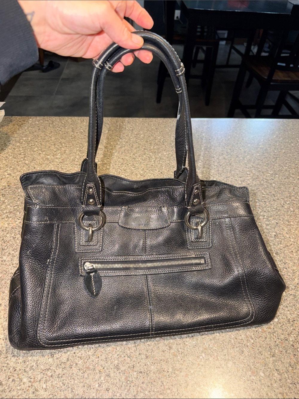 Coach Penelope Pebbled Leather tote Purse